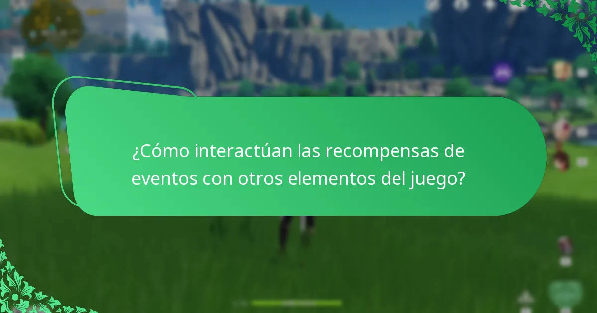 ¿Cómo mejoran las sinergias de eventos la jugabilidad en Genshin Impact?