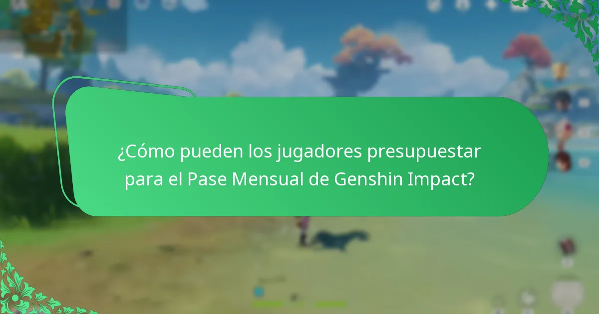 ¿Cuánto cuesta el Pase Mensual de Genshin Impact?