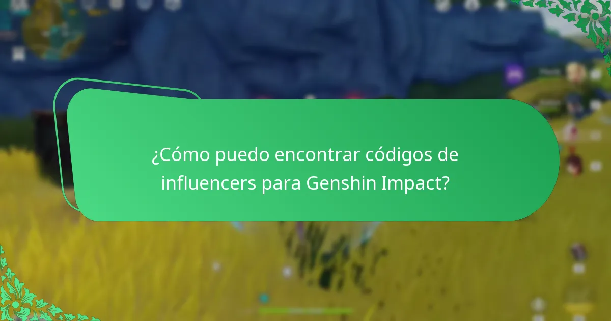 ¿Qué promociones de streamers ofrecen códigos de Primogem?