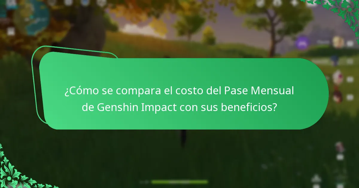 ¿Qué personajes se pueden desbloquear con el Pase Mensual de Genshin Impact?