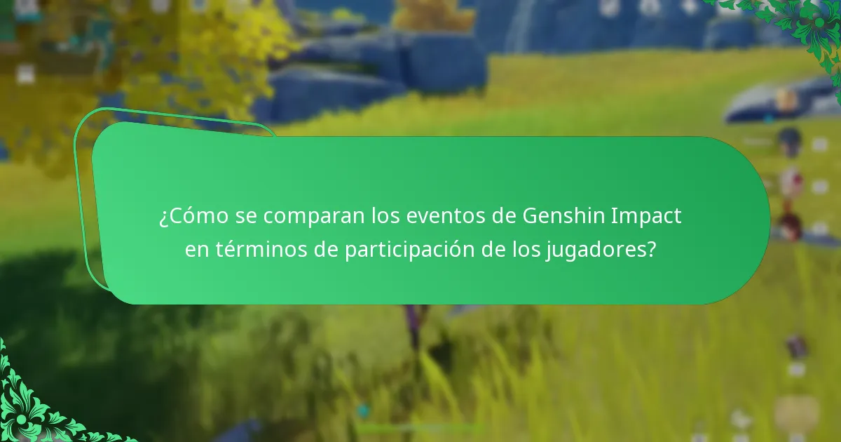 ¿Qué recompensas pueden ganar los jugadores en los eventos de Genshin Impact?