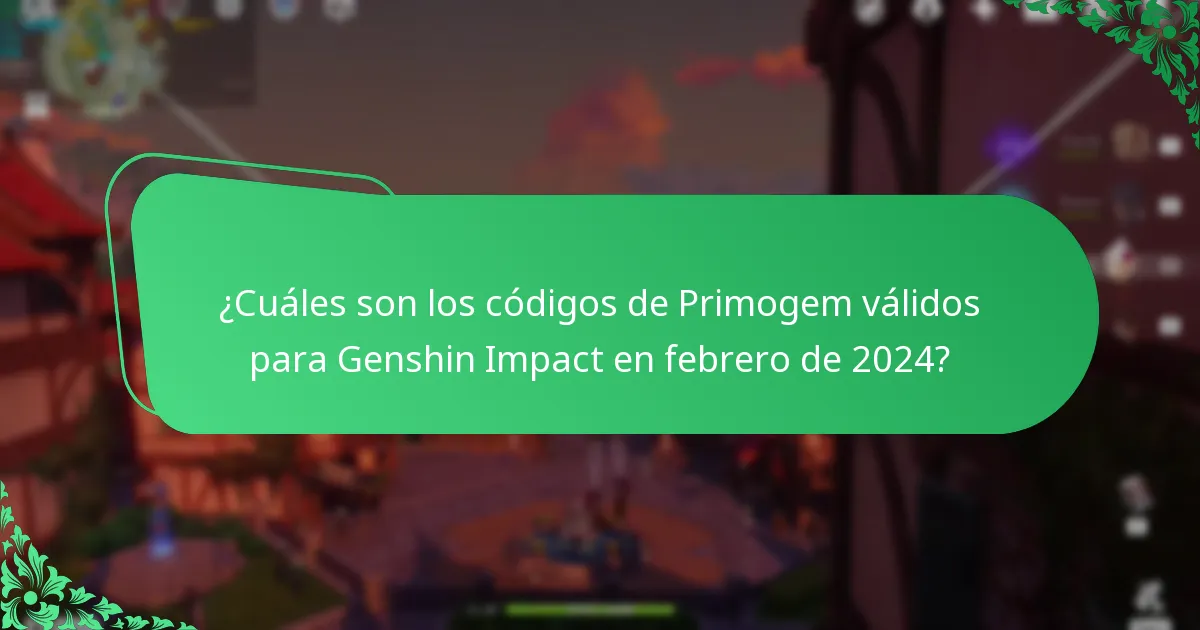 ¿Cómo canjeo los códigos de Primogem de Genshin Impact?