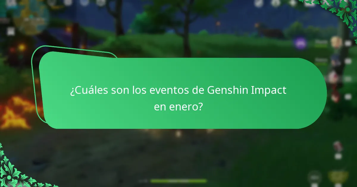 ¿Cuáles son los eventos de Genshin Impact en marzo?
