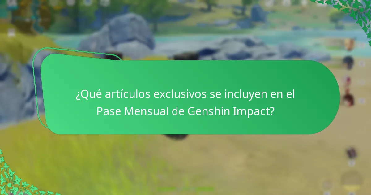 ¿Qué recompensas de recursos proporciona el Pase Mensual de Genshin Impact?