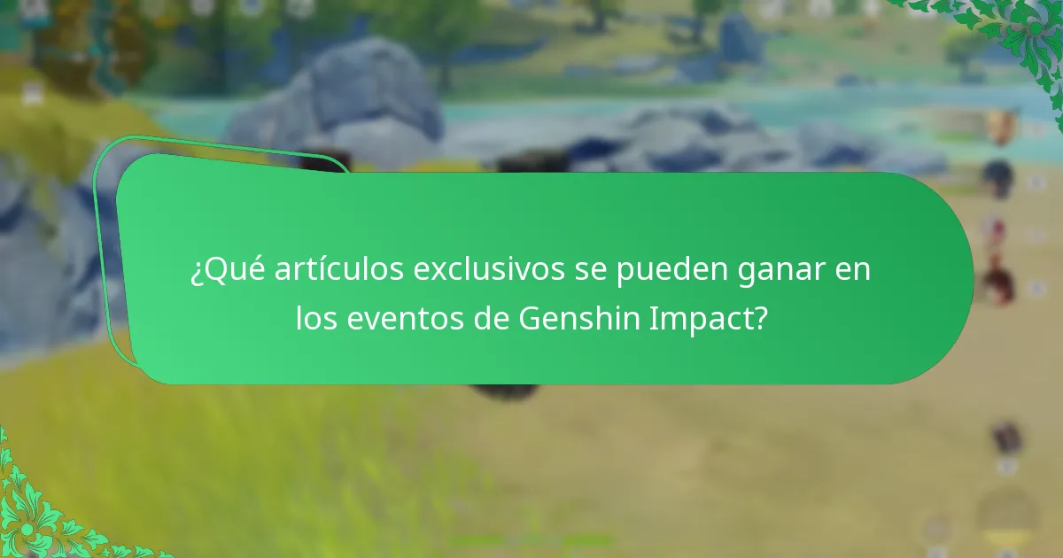 ¿Cuándo suelen ocurrir los eventos de Genshin Impact?