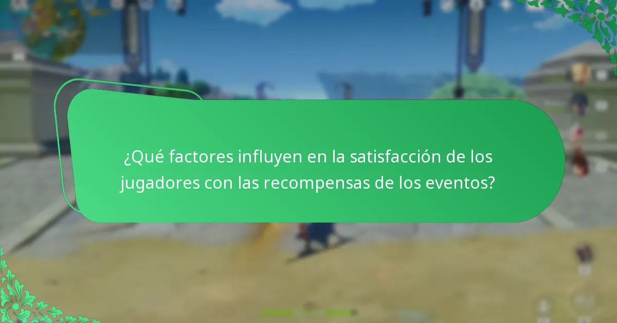 ¿Qué tan satisfechos están los jugadores con las recompensas de los eventos de Genshin Impact?